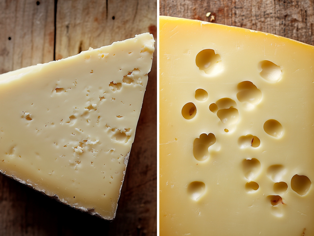 Swiss vs gruyere cheese