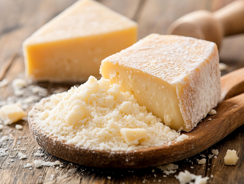 Types of Parmesan cheese