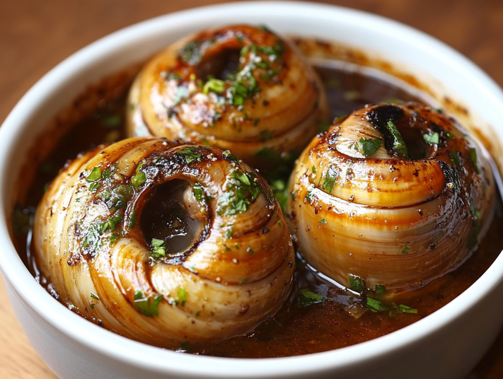 escargot cooked or raw