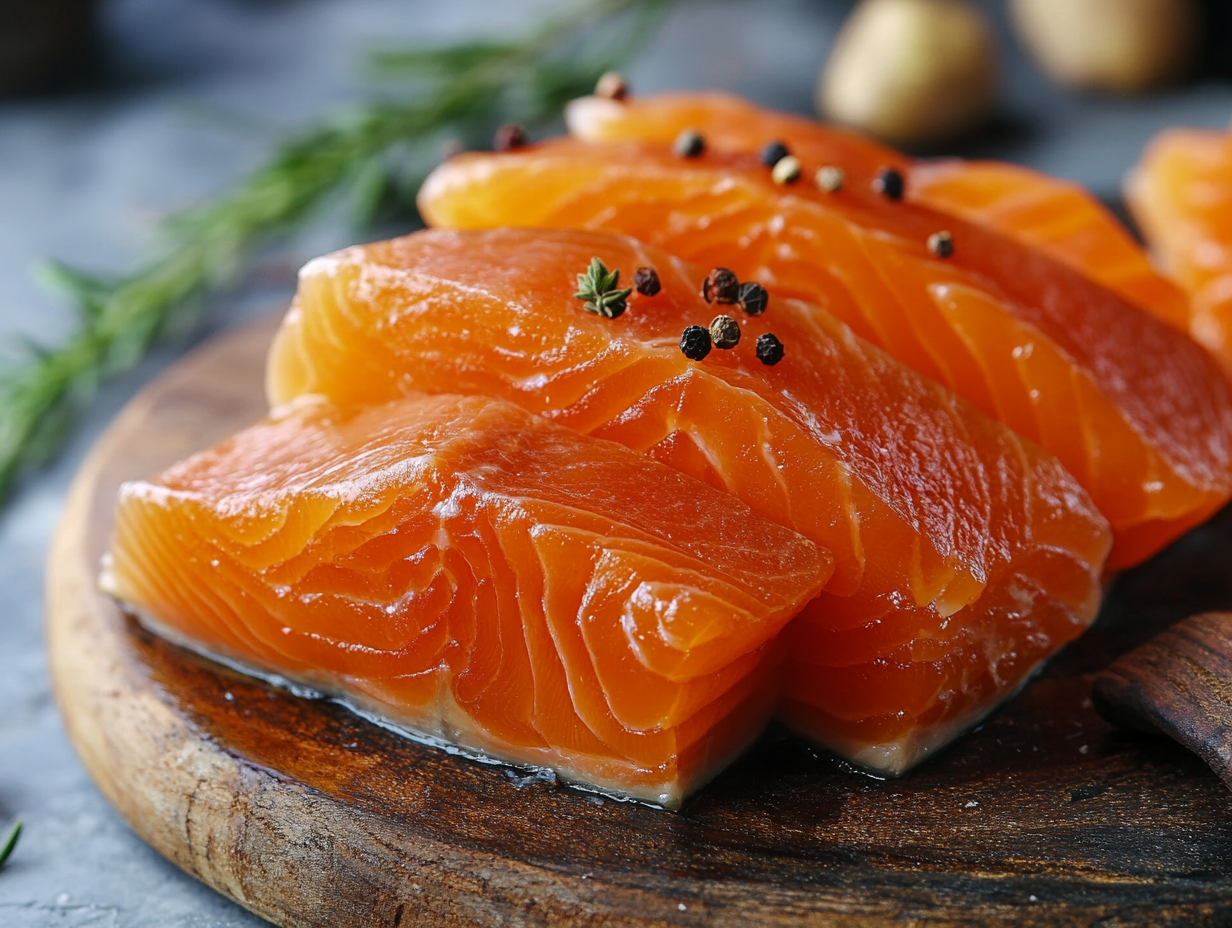 smoked salmon